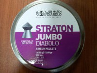 Пульки свинцовые для пневматических винтовок, JSB Straton Jumbo Diabolo, 1,030 g., кал. 5,50