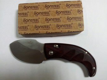 Нож LionSteel серии Skinner, лезвие 71 мм, рукоять - дерево кокоболо, (Италия)