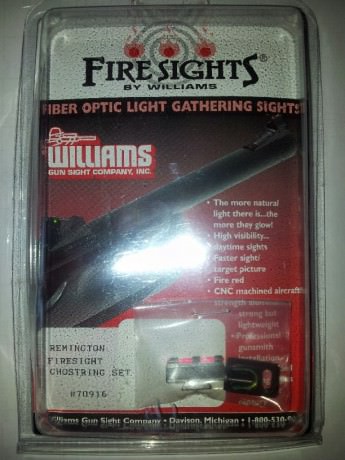 Комплект из мушки и целика Williams для Remington (модель FireSight GhostRing)
