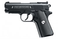 Пистолет Colt Defender,чёрный с пластиковыми насадками, Umarex (Германия)