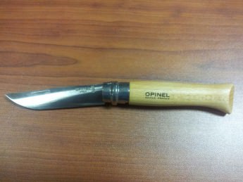 Нож Opinel n9 inox, нержавеющая сталь